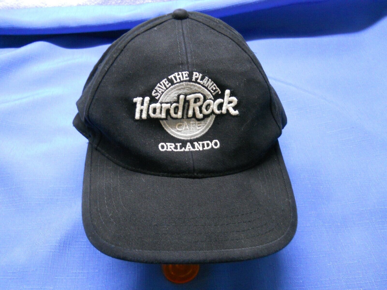 Hat -vintage Embroidered Hard Rock Cafe Orlando Hat - Save The Planet - See Pics