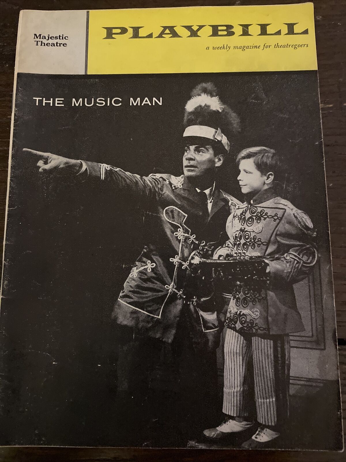 Playbill 1960 The Music Man Bert Parks Majestic Theatre There She Is. M. America