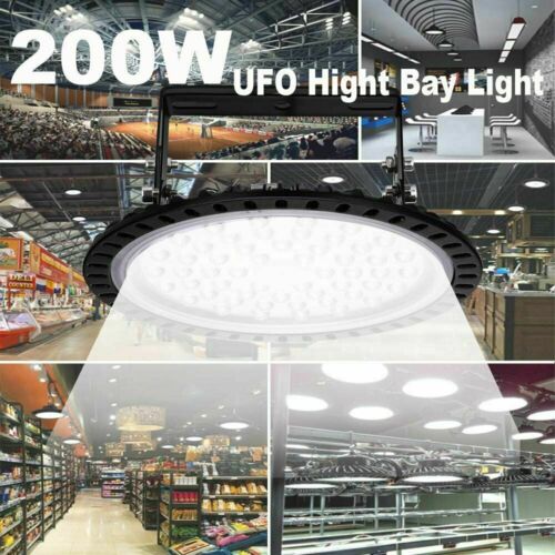 Super Bright Warehouse Led 200w Ufo High Bay Lights Factory Shop Gym Light Lamp