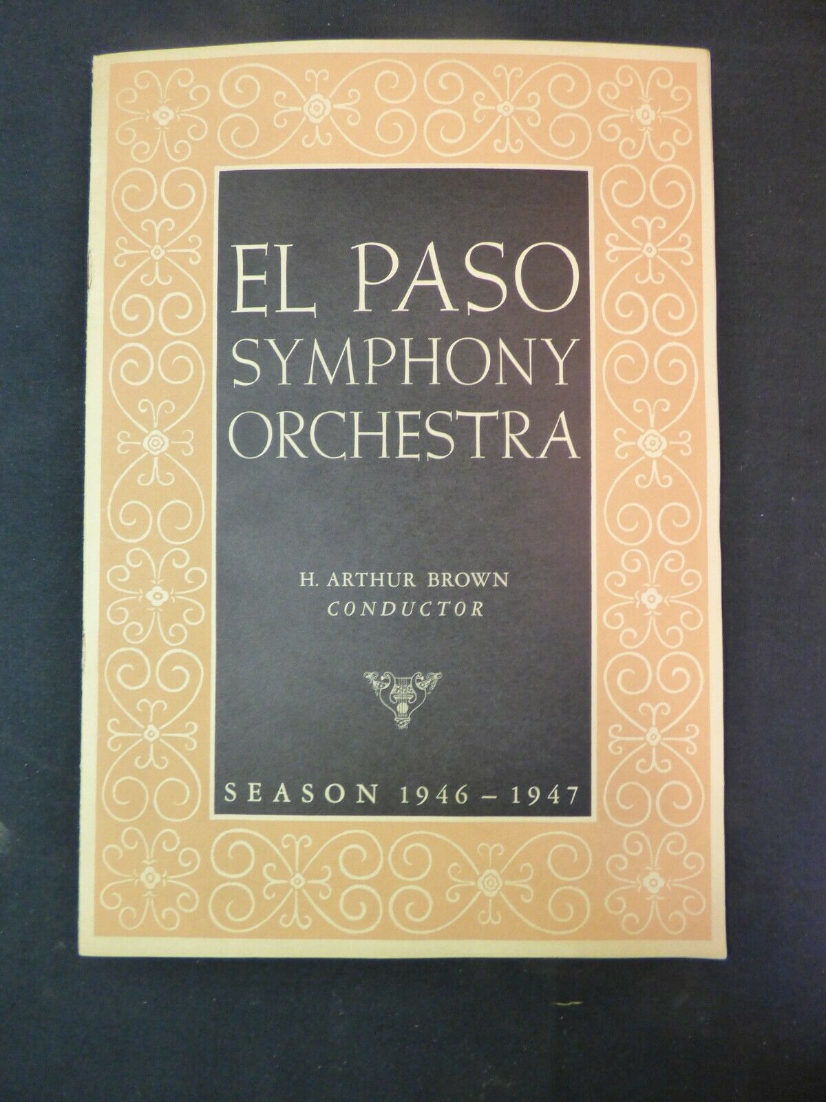 1946 Nov - Program - El Paso Symphony Orchestra -h Arthur Brown Conductor