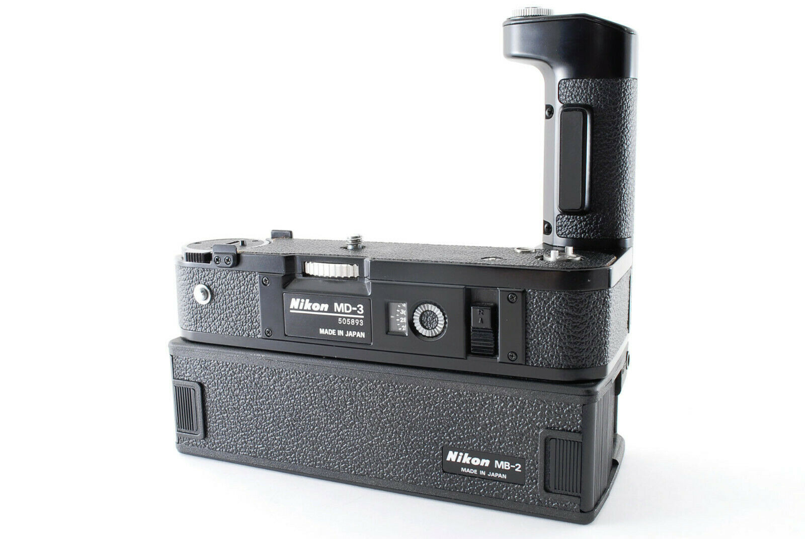 [nearmint] Nikon Md-3 Motor Drive & Mb-2 Battery Pack From Japan