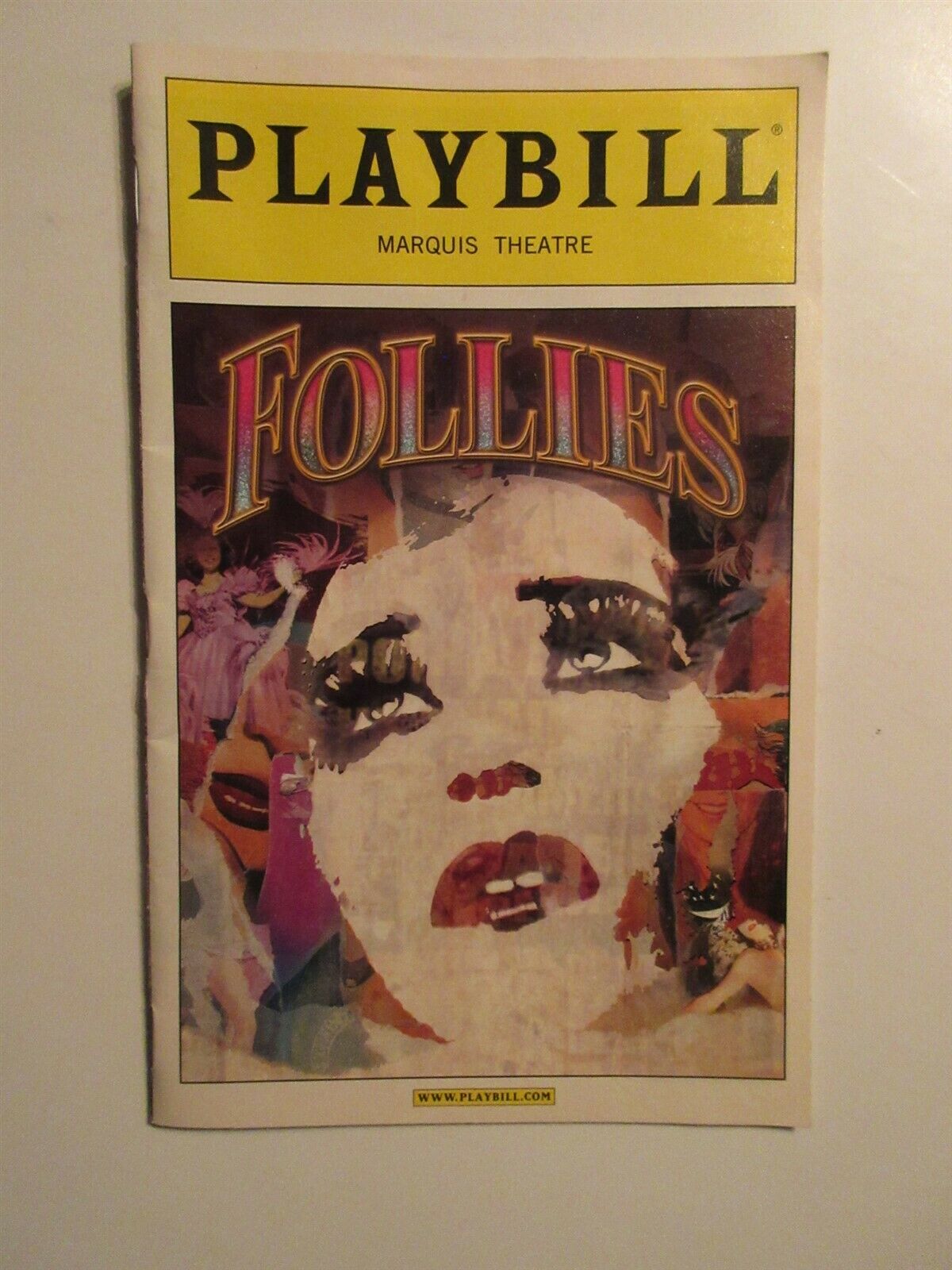 Follies Broadway Playbill - Bernadette Peters, Jan Maxwell, Danny Burstein 2011