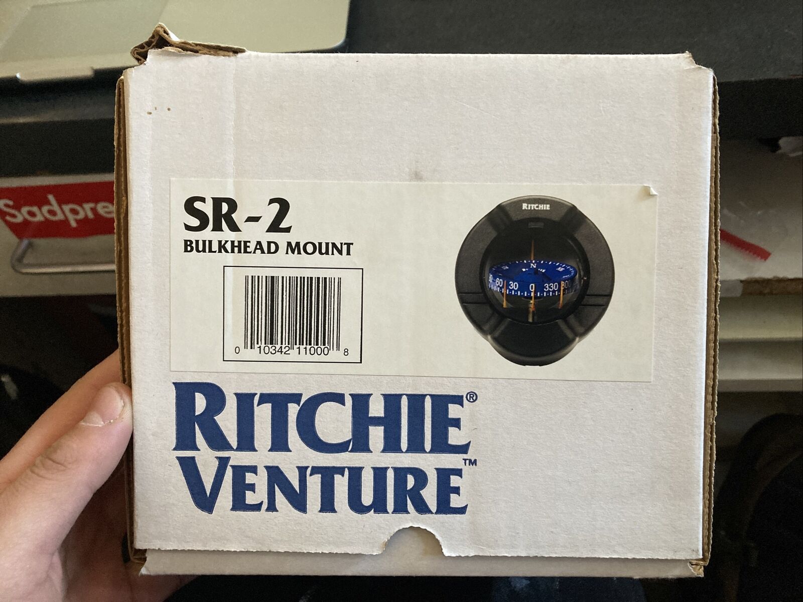 Ritchie Sr-2 Venture Bulkhead  Mount Compass New!!!