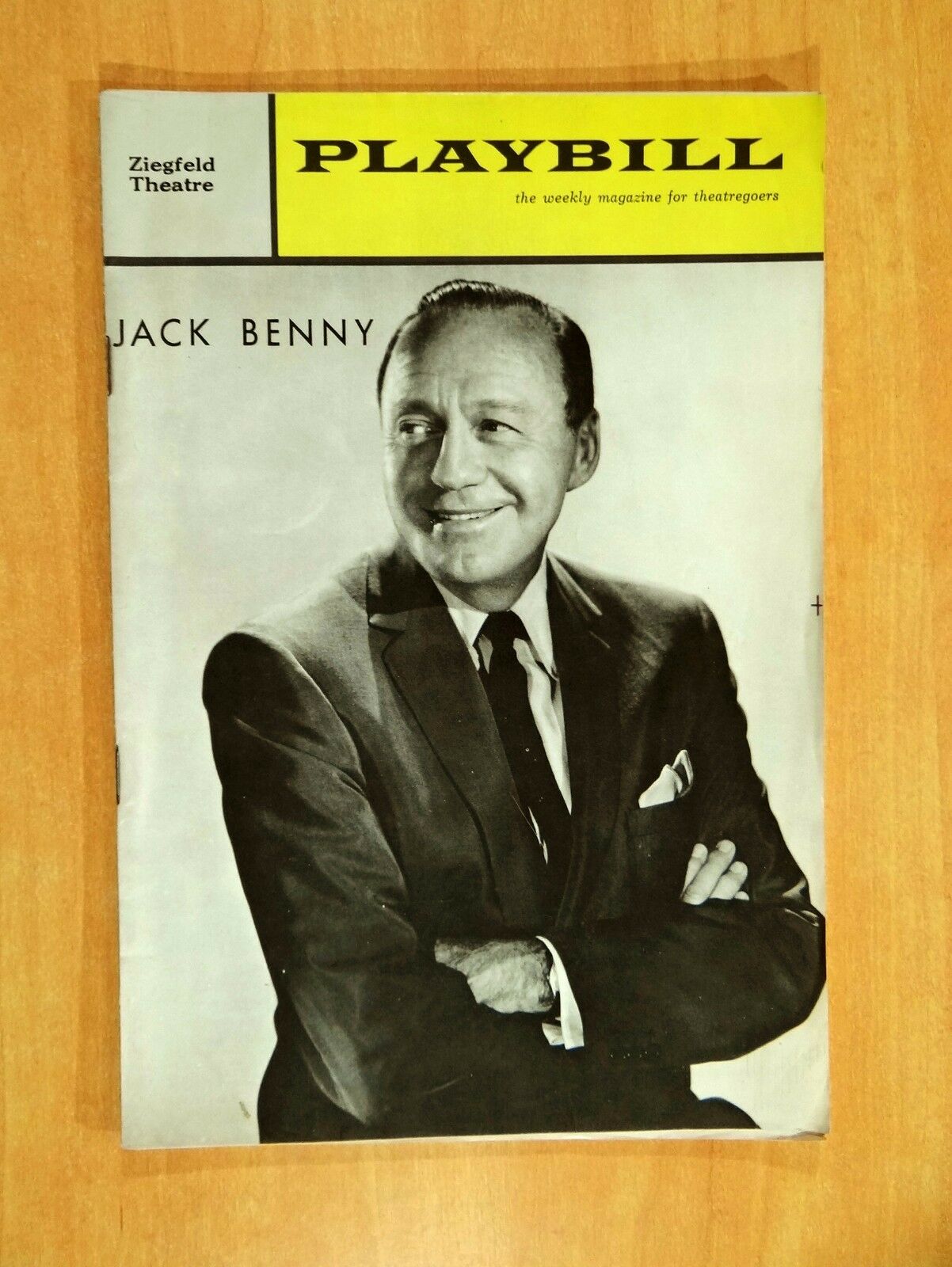 Jack Benny Playbill 1963 Jane Morgan Ziegfield Theatre Laid-in Ad Virginia Woolf