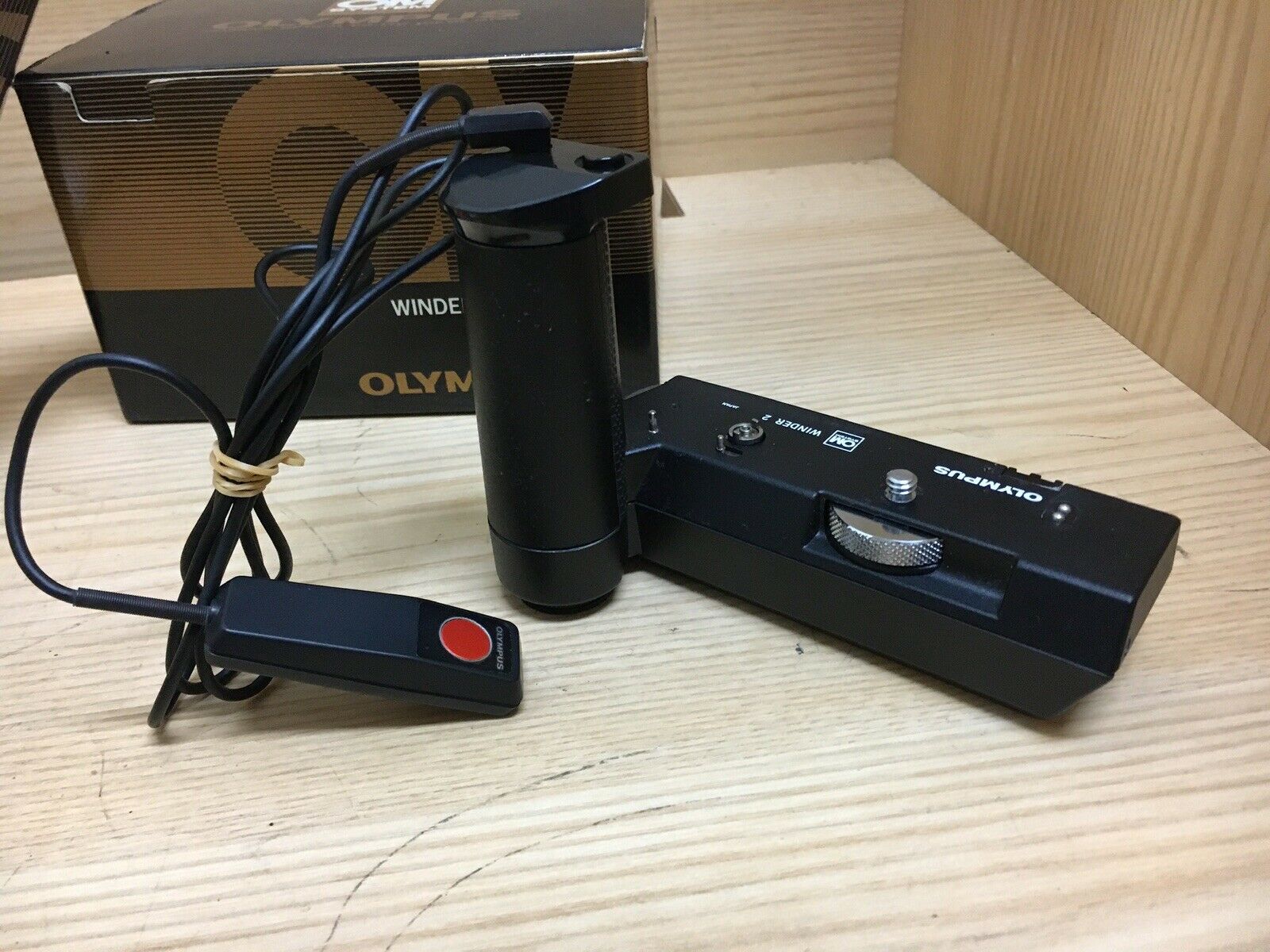 *Near Mint in Box* Olympus Winder 2 w/ M Remote Cord 1.2m From Japan