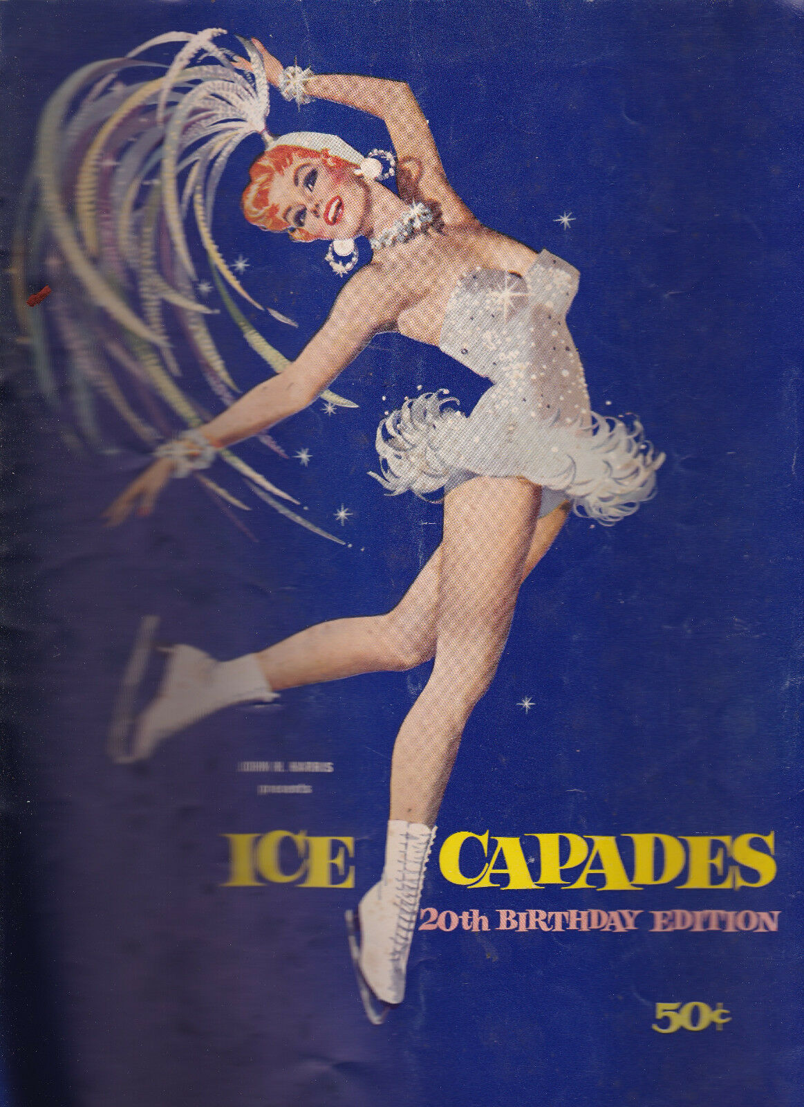 Ice Capades 20th Birthday Edition 1959 Program  Romayne & Steele, Helga