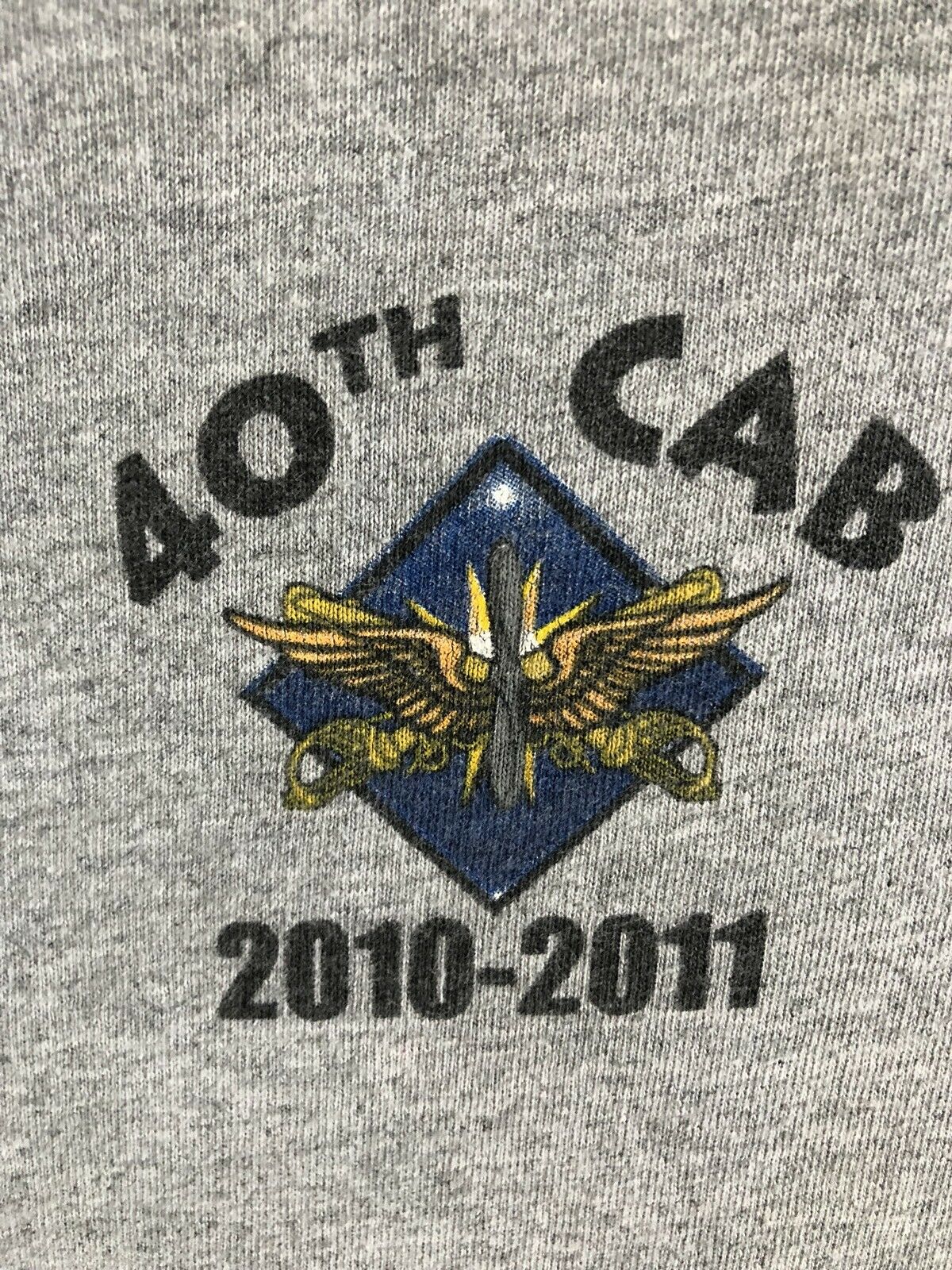 40th Cab 2010-11 Combat Aviation Brigade Tf Concor Operation New Dawn T-shirt Xl