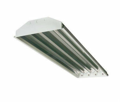 New High Low Bay T8  4 Lamp Fluorescent Lighting Fixtures For Shops Garages