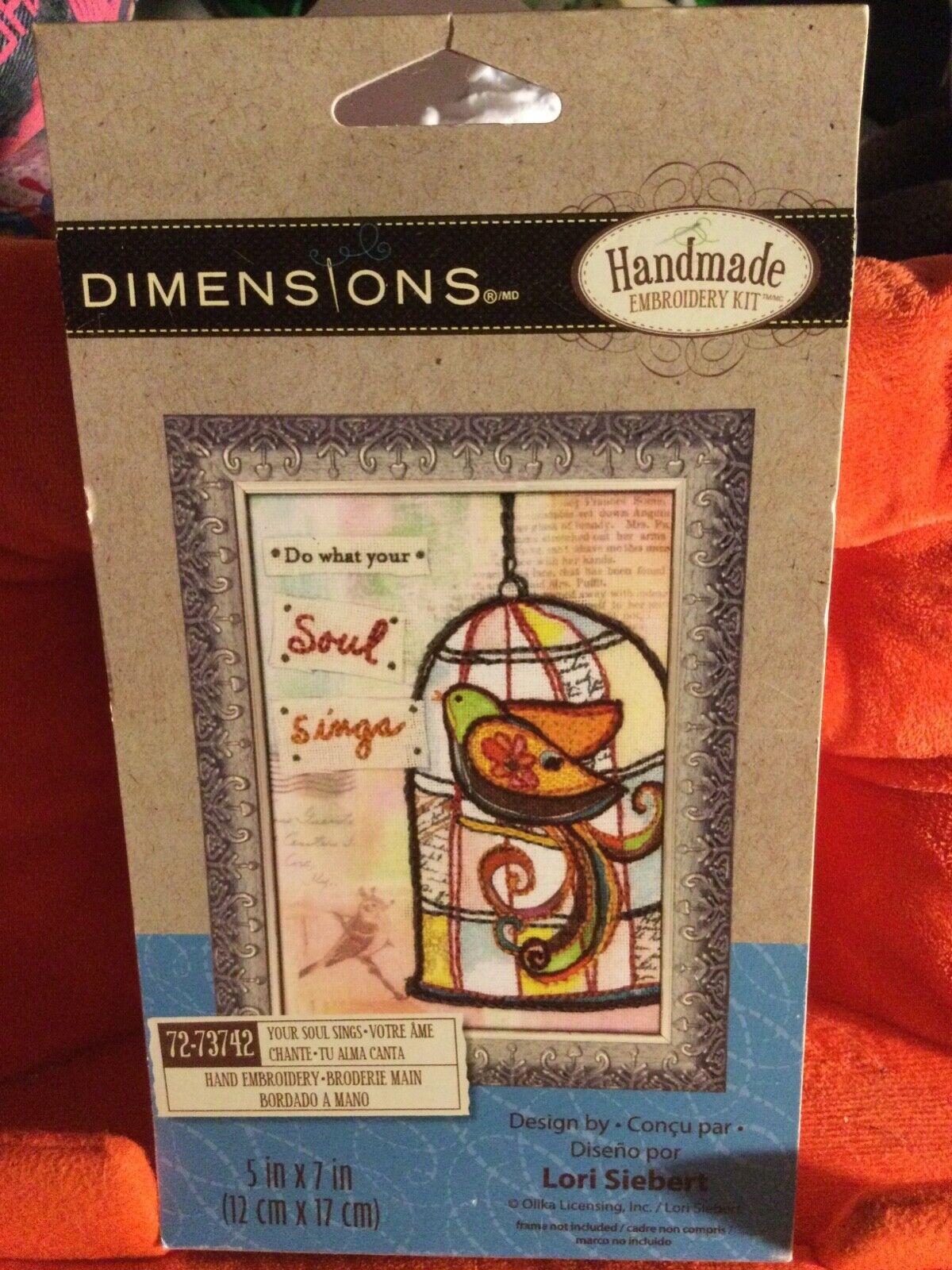 Dimensions Handmade Embroidery Kit, "do What Your Soul Sings"