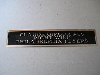 Claude Giroux Flyers Engraved Nameplate For Your Signed Hockey Photo 1.25