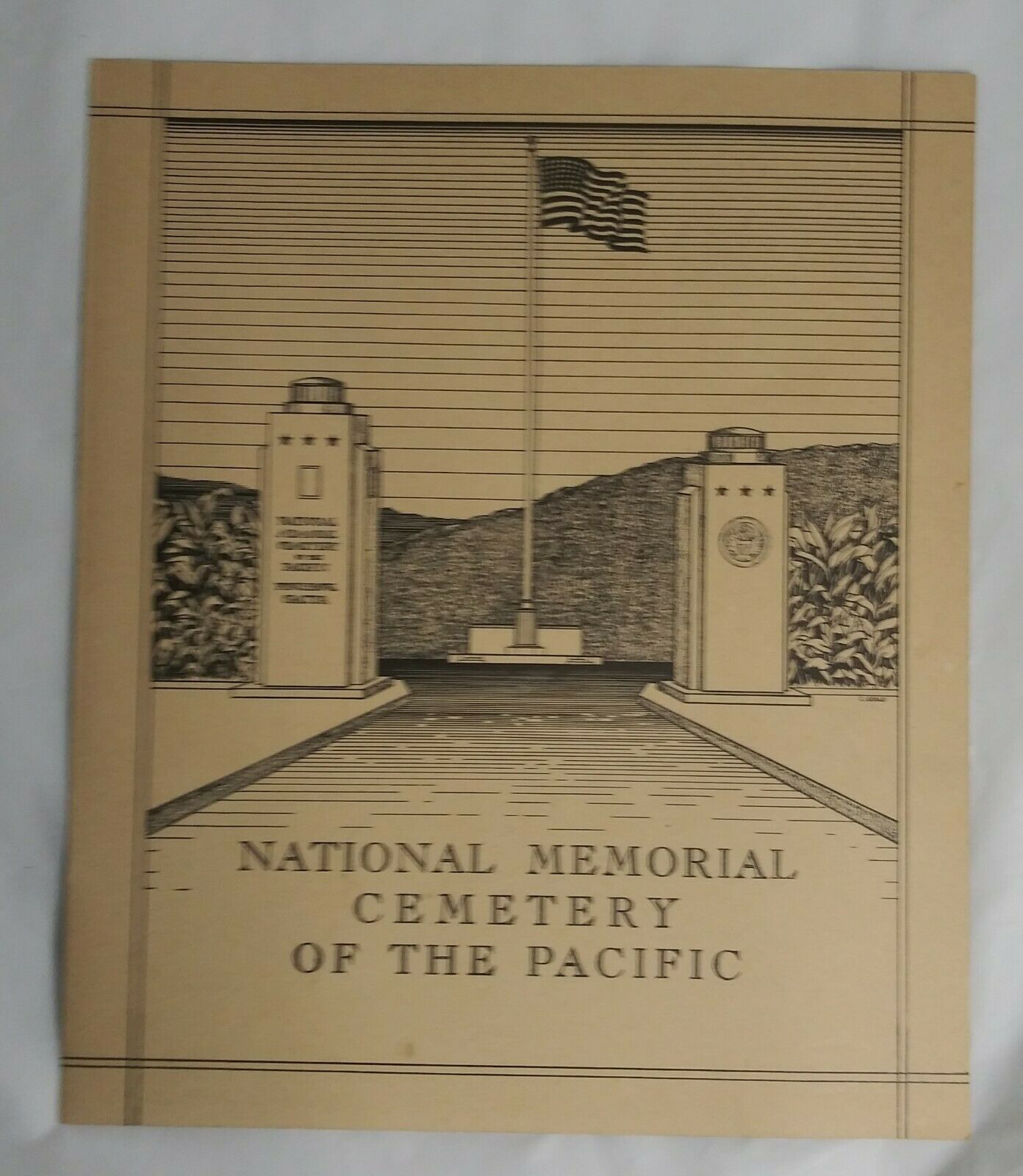 National Memorial Cemetary Of The Pacific Program Honolulu Hawaii 1949 Military