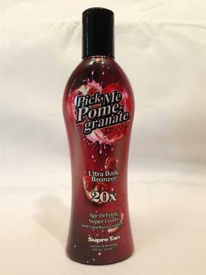 Supre PICK ME POMEGRANATE Ultra Dark 20X Bronzer Indoor Tan Tanning Bed Lotion