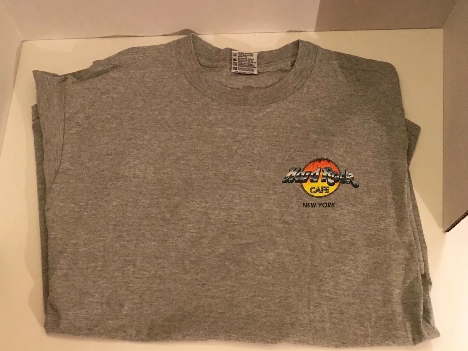 Grey Hard Rock Cafe New York 2000 T Shirt Size Large L