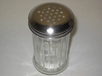 Glass Cheese Shaker - W/secure Metal Lid, Spice Jar, Bars, Restaurants, Pizzeria