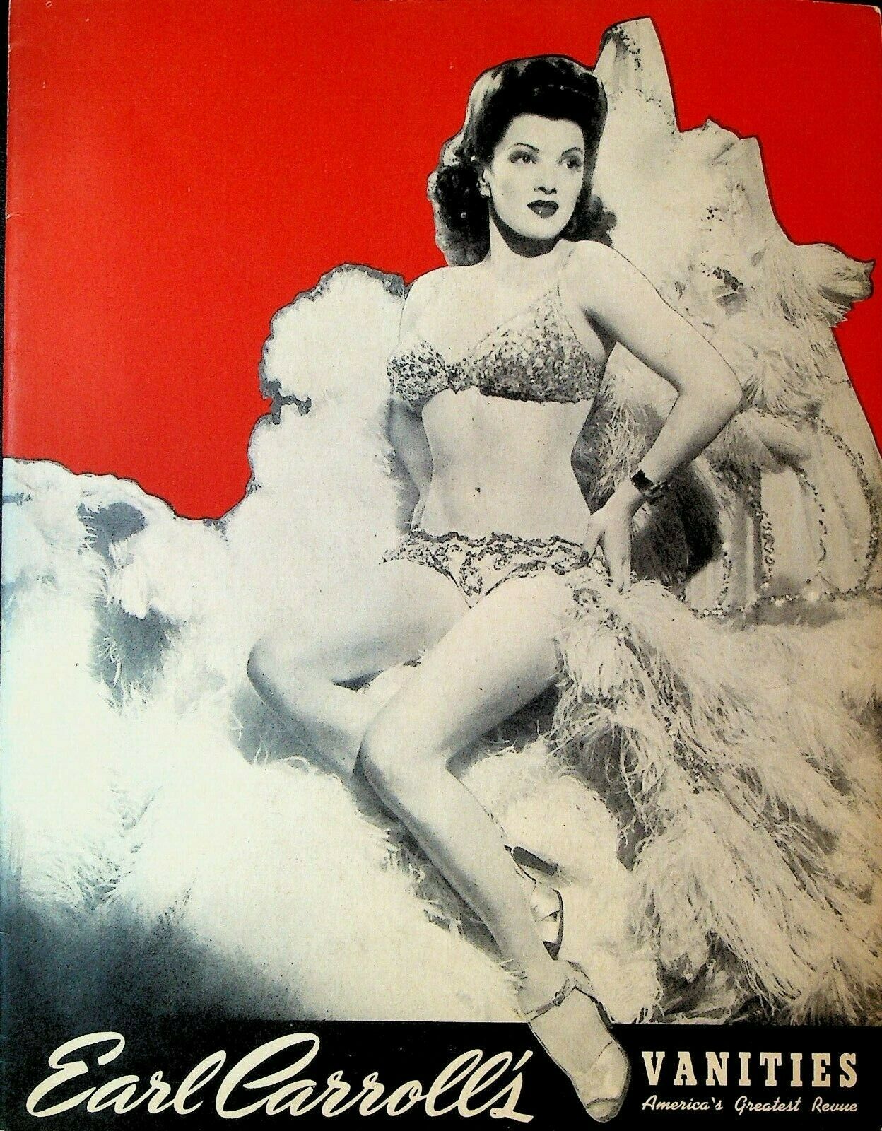 Earl Carroll's Vanities Program 1930s America's Greatest Revue Pin-up Beauties