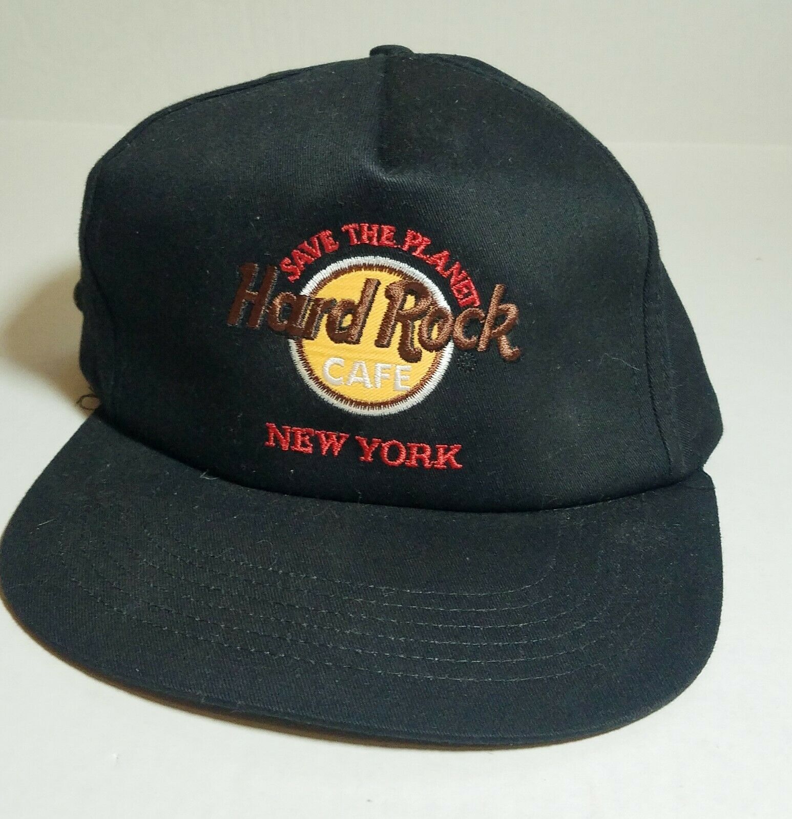 Vintage Hard Rock New York Baseball Hat Cap Snapback Adult Free Shipping